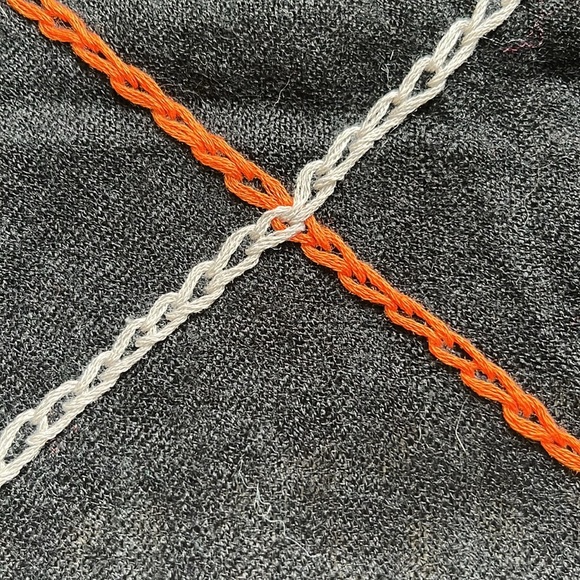 Halloween table runner 100% Wool crochet spider web 80x19” - Picture 2 of 8